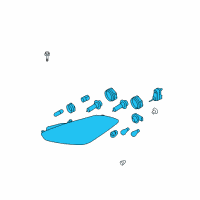 OEM Hyundai Tiburon Driver Side Headlight Assembly Composite Diagram - 92101-2C730
