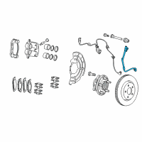 OEM 2013 Dodge Durango Hose-Brake Diagram - 52124734AI