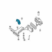 OEM 2011 Nissan Maxima Pipe Assembly Air Diagram - 16576-9N00E