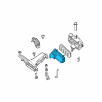 OEM 2010 Nissan Maxima Body Assembly-Air Cleaner Diagram - 16528-9N00A