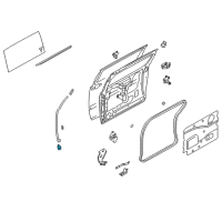 OEM 2004 Nissan Quest Male-DOVETAIL, Lower Diagram - 82474-5Z001