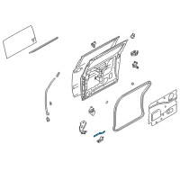 OEM 2004 Nissan Quest Checker-Slide Door, RH Diagram - 82430-5Z000