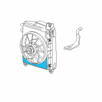 OEM 2009 Dodge Ram 3500 SHROUD-Fan Diagram - 5103464AD