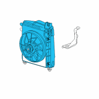 OEM 2007 Dodge Ram 3500 CONDENSER-Air Conditioning Diagram - 55057095AA