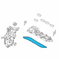 OEM 2018 Ford Explorer Valve Cover Gasket Diagram - BR3Z-6584-C