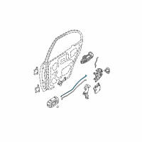 OEM 2005 Nissan Altima Cable-Lock Knob Diagram - 82512-8J000