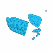 OEM 2019 Kia Sorento Lamp Assembly-Rear Combination Diagram - 92403C6600