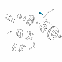 OEM Ford Escape Adapter Mount Bolt Diagram - -W708519-S439