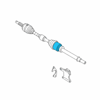 OEM 2019 Nissan Rogue Joint Assembly Outer Diagram - 39771-4BA1A