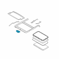 OEM 2008 Ford Taurus X Motor Diagram - 8A4Z-15790-A