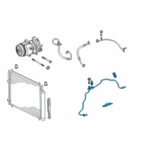 OEM 2017 Toyota Corolla Liquid Line Diagram - 88710-0Z460