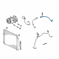 OEM 2016 Toyota Corolla Suction Pipe Diagram - 88707-02240