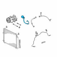 OEM 2018 Toyota Corolla Discharge Hose Diagram - 88703-02860