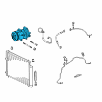 OEM 2017 Toyota Corolla Compressor Diagram - 88310-02852