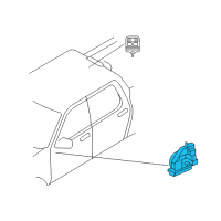 OEM 2007 Ford Explorer Sport Trac Control Module Diagram - 8L2Z-15604-B