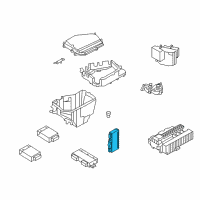 OEM 2015 BMW Z4 Convertible Top-Control Unit Diagram - 61-35-9-281-723