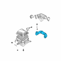OEM 2003 Kia Sorento Duct Assembly-Front ESH Air Diagram - 282003E000