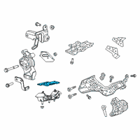 OEM 2015 Ram 1500 Bracket-Transmission Mount Diagram - 68155064AC