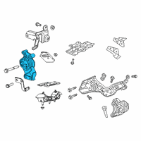 OEM 2020 Ram 1500 INSULATOR-Engine Mount Diagram - 68248782AC