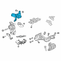 OEM 2020 Ram 1500 Bracket-Engine Mount Diagram - 68298300AA
