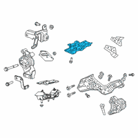 OEM 2021 Ram 1500 Bracket-Transmission Mount Diagram - 68264800AB