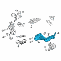 OEM 2020 Ram 1500 Bracket-Engine Mount Diagram - 68310813AC