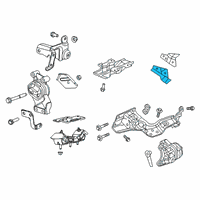 OEM 2019 Ram 1500 Bracket-Engine Mount Diagram - 68260018AB