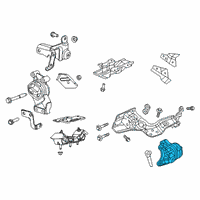 OEM 2020 Ram 1500 INSULATOR-Engine Mount Diagram - 68248783AC