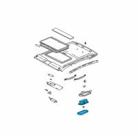 OEM 2004 Toyota Avalon Courtesy Lamp Diagram - 81290-AC020-B0