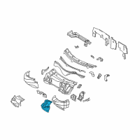 OEM Chrysler Crossfire SILENCER-Dash Panel Diagram - 5101273AA