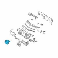 OEM 2005 Chrysler Crossfire SILENCER-Dash Panel Diagram - 5101276AA