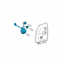 OEM 2005 Toyota RAV4 Socket Diagram - 81555-42040