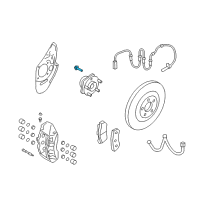 OEM 2021 Nissan GT-R Bolt-Hub Diagram - 43222-KB50A