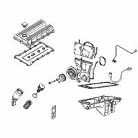 OEM BMW Z3 Gasket Set Chain Case Asbestofree Diagram - 11-14-1-743-065