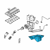 OEM 1996 BMW Z3 Oil Pan Diagram - 11-13-1-247-995