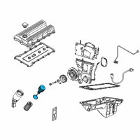 OEM 1997 BMW 318is Oil Filter Cover Diagram - 11-42-1-715-960