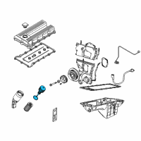 OEM 1996 BMW Z3 Oil Filter Cover Diagram - 11-42-1-715-960