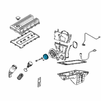 OEM 1999 BMW 318ti Pulley Diagram - 64-55-1-739-429