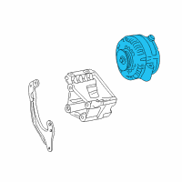 OEM 2005 Ford Freestar Alternator Diagram - 6F2Z-10346-BBRM