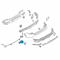 OEM Jeep Sensor-Park Assist Diagram - 52112205AA