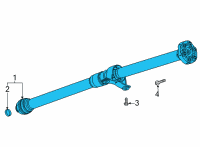 OEM Cadillac CT4 Drive Shaft Diagram - 84859329