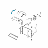 OEM 2006 Saturn Vue Hose, Heater Inlet Rear Diagram - 22712140