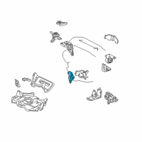 OEM 2004 Toyota MR2 Spyder Front Mount Diagram - 12361-22050