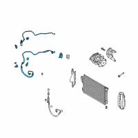 OEM Hyundai Sonata Tube Assembly-Suction & Liquid Diagram - 97775-4R000