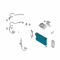 OEM Hyundai Sonata Condenser Assembly-Cooler Diagram - 97606-4R000