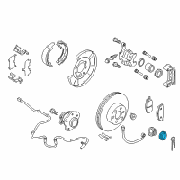 OEM 2019 Infiniti QX80 Cap-Adjusting Diagram - 40263-1LA0A