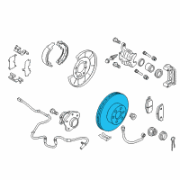 OEM Infiniti QX56 Rotor Brake Diagram - 43206-1LB0A