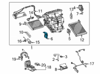 OEM Toyota Mirai Servo Diagram - 87106-62010