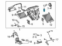 OEM Toyota Mirai Expansion Valve Diagram - 88515-26070