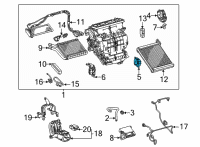 OEM 2018 Toyota Mirai Servo Diagram - 87106-42210